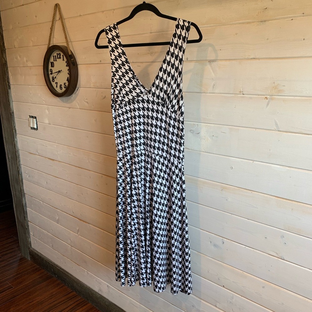 Folter | Black & White Patterned Dress